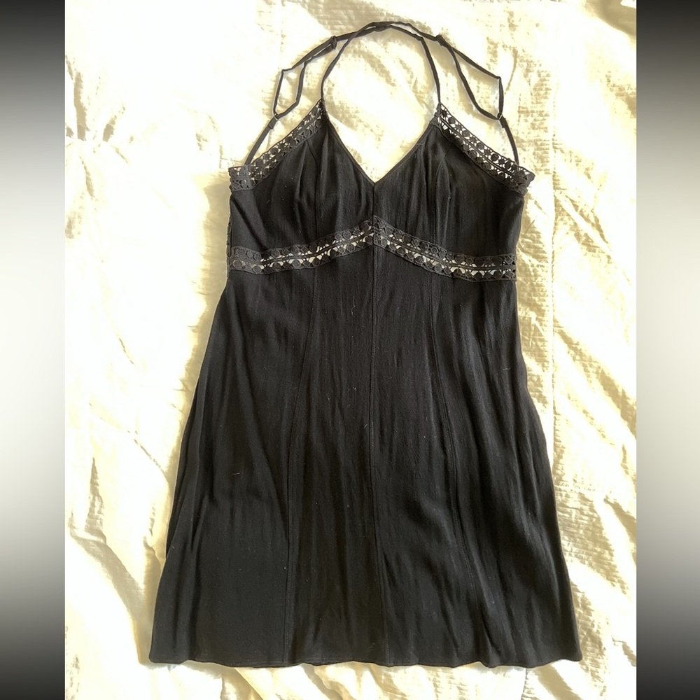 Free People Little Black Dress halter top